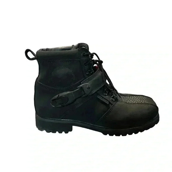 Joe Rocket Black Big Bang 2.0 Men's Motorcycle Riding Boots Size 8 - Picture 1 of 12
